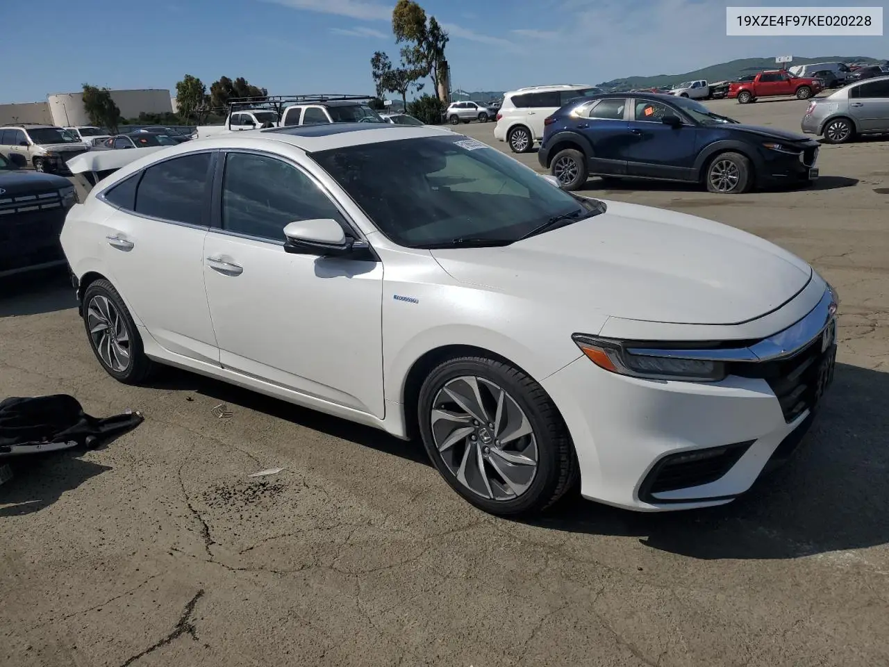 2019 Honda Insight Touring VIN: 19XZE4F97KE020228 Lot: 51865335