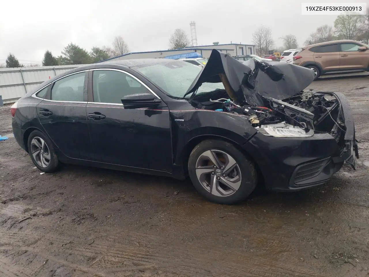 2019 Honda Insight Ex VIN: 19XZE4F53KE000913 Lot: 52096285