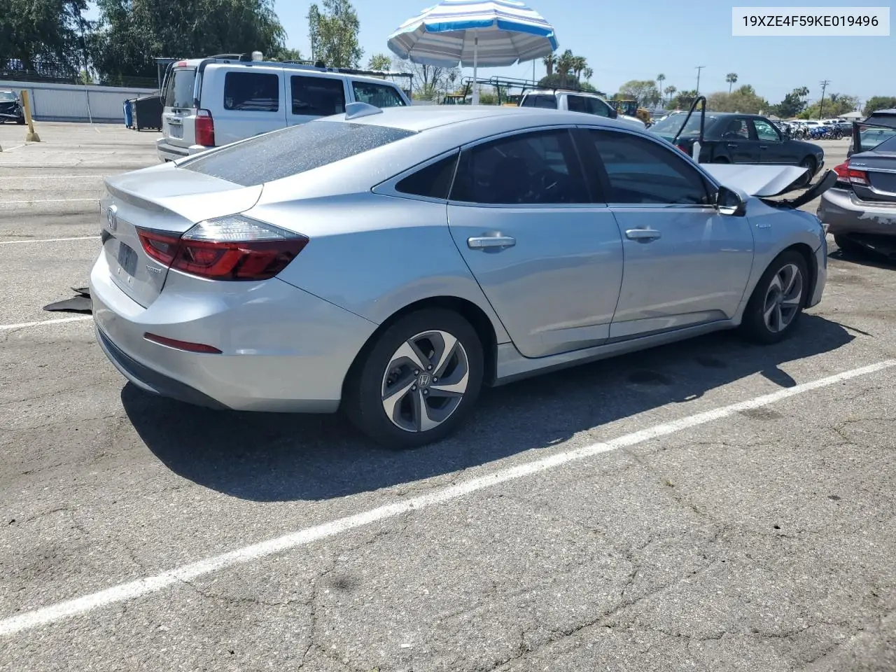 2019 Honda Insight Ex VIN: 19XZE4F59KE019496 Lot: 54433495