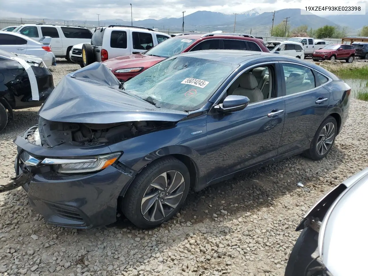 2019 Honda Insight Touring VIN: 19XZE4F93KE023398 Lot: 55074245