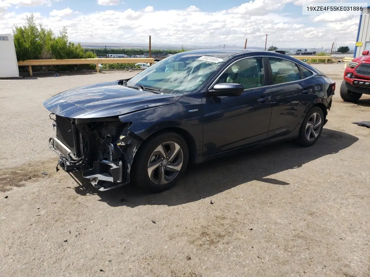 2019 Honda Insight Ex VIN: 19XZE4F55KE031886 Lot: 55825585