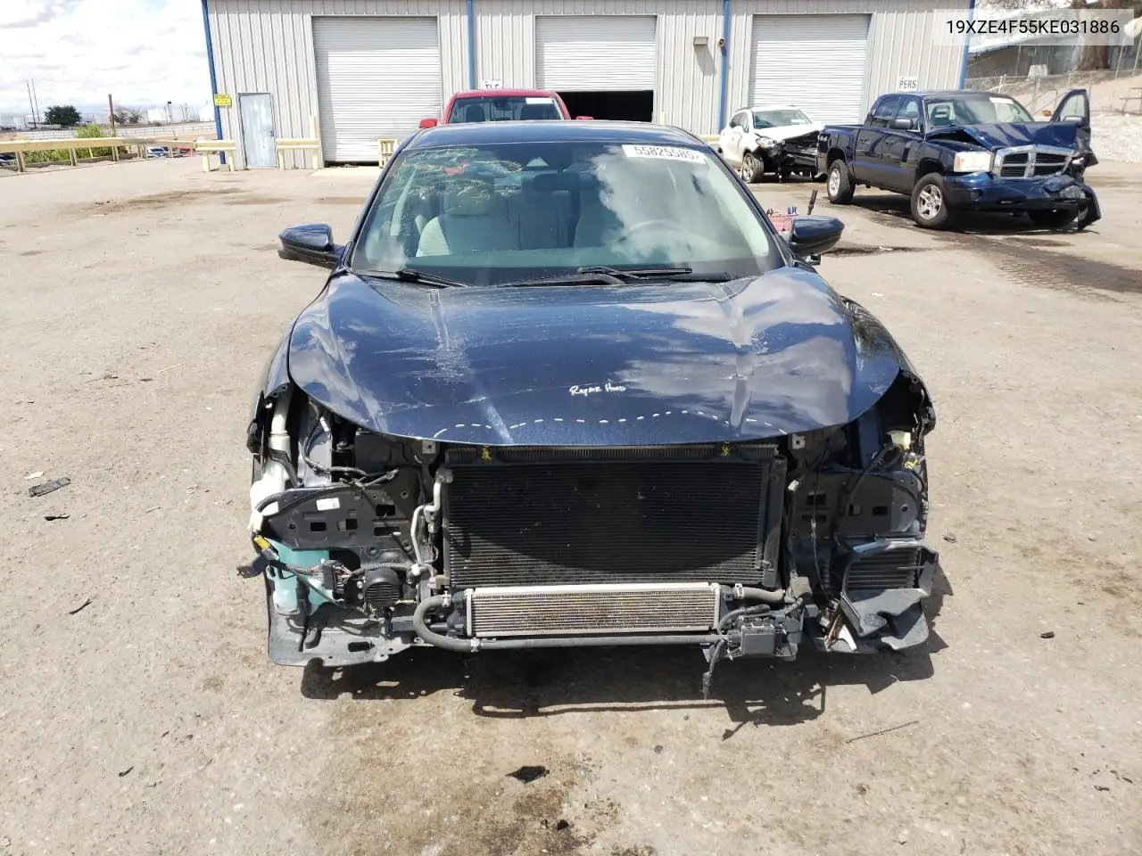 2019 Honda Insight Ex VIN: 19XZE4F55KE031886 Lot: 55825585