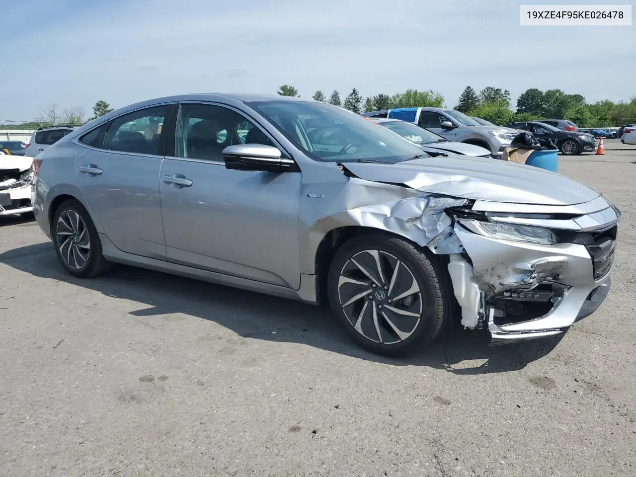 2019 Honda Insight Touring VIN: 19XZE4F95KE026478 Lot: 56022485