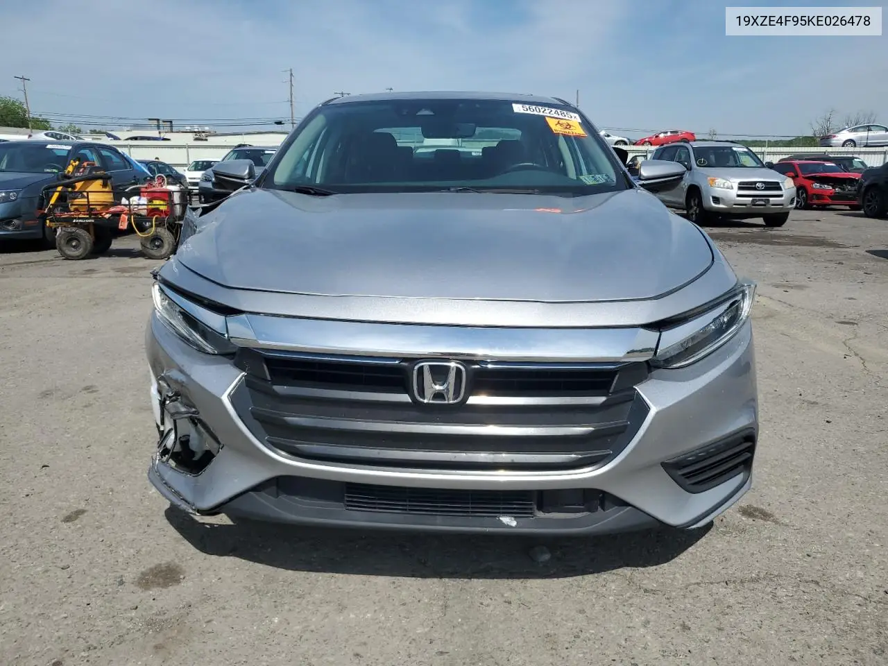 2019 Honda Insight Touring VIN: 19XZE4F95KE026478 Lot: 56022485