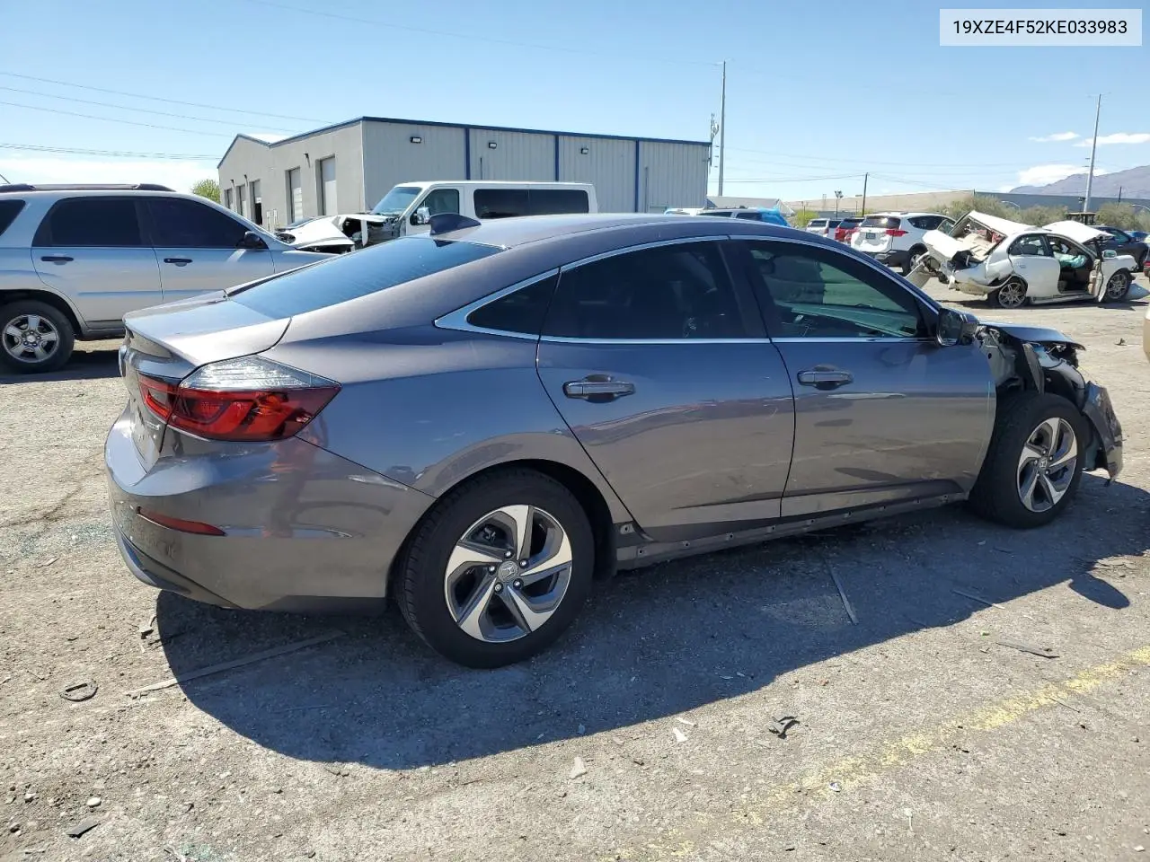 2019 Honda Insight Ex VIN: 19XZE4F52KE033983 Lot: 56048285