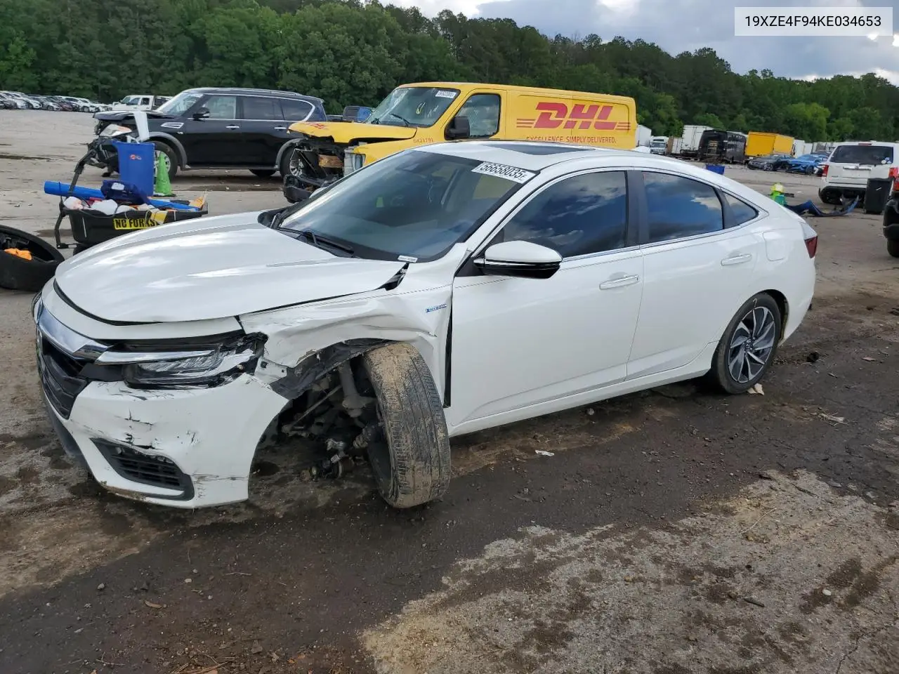 2019 Honda Insight Touring VIN: 19XZE4F94KE034653 Lot: 56658035
