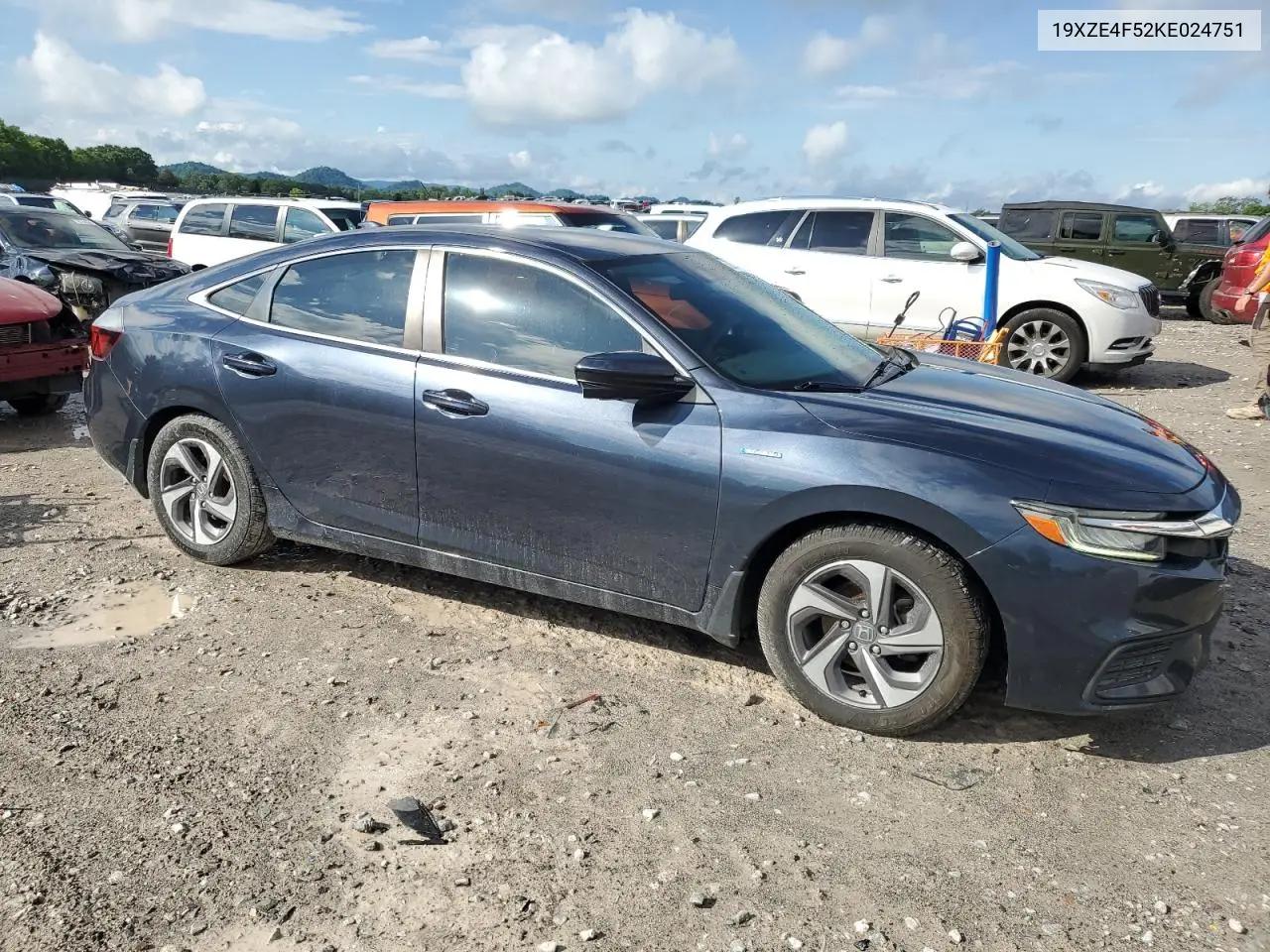 2019 Honda Insight Ex VIN: 19XZE4F52KE024751 Lot: 56724005