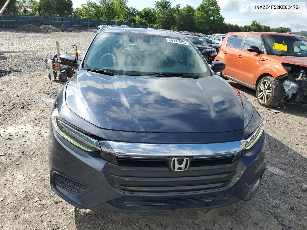 2019 Honda Insight Ex VIN: 19XZE4F52KE024751 Lot: 56724005