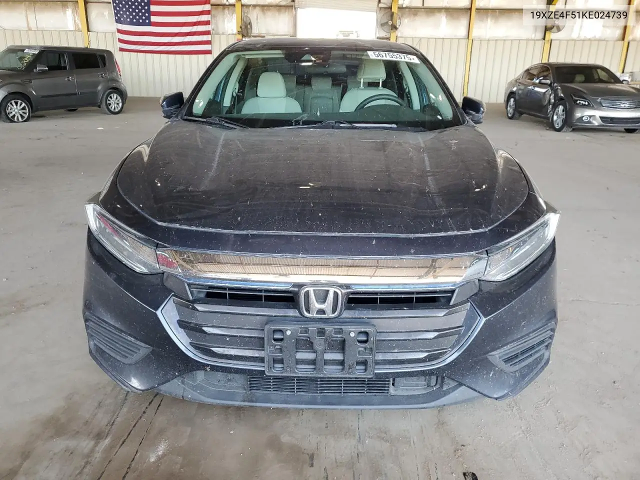 2019 Honda Insight Ex VIN: 19XZE4F51KE024739 Lot: 56755375