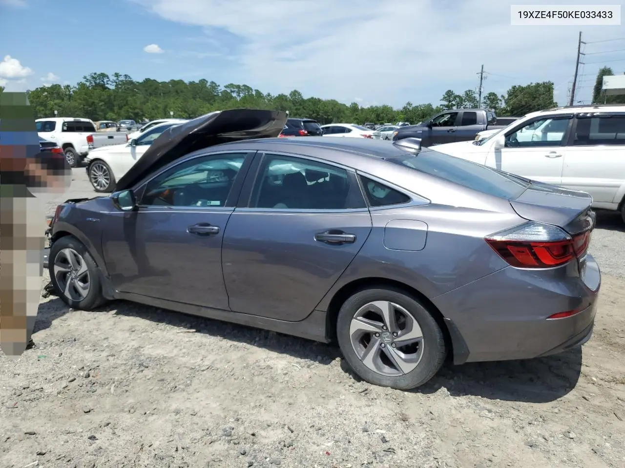 2019 Honda Insight Ex VIN: 19XZE4F50KE033433 Lot: 61081455