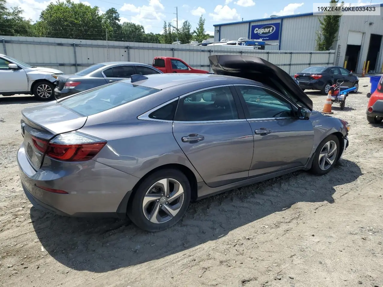 2019 Honda Insight Ex VIN: 19XZE4F50KE033433 Lot: 61081455