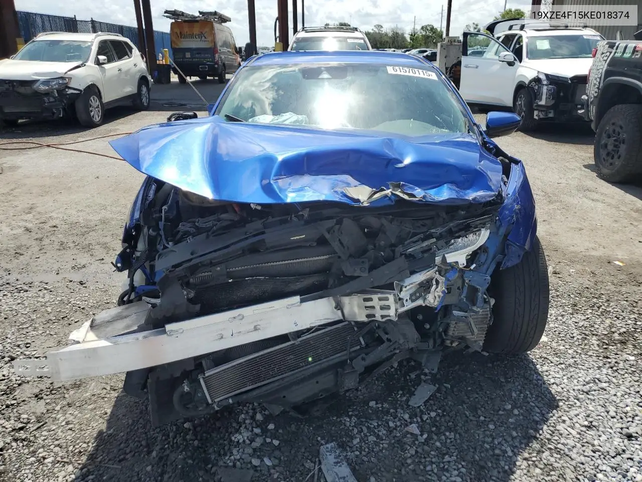 2019 Honda Insight Lx VIN: 19XZE4F15KE018374 Lot: 61570115