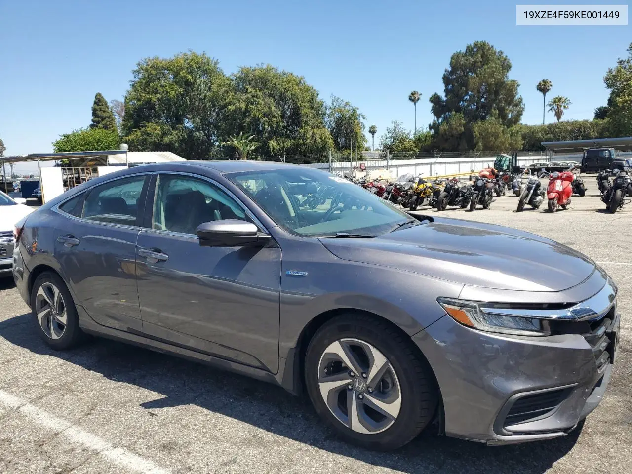 2019 Honda Insight Ex VIN: 19XZE4F59KE001449 Lot: 61997265