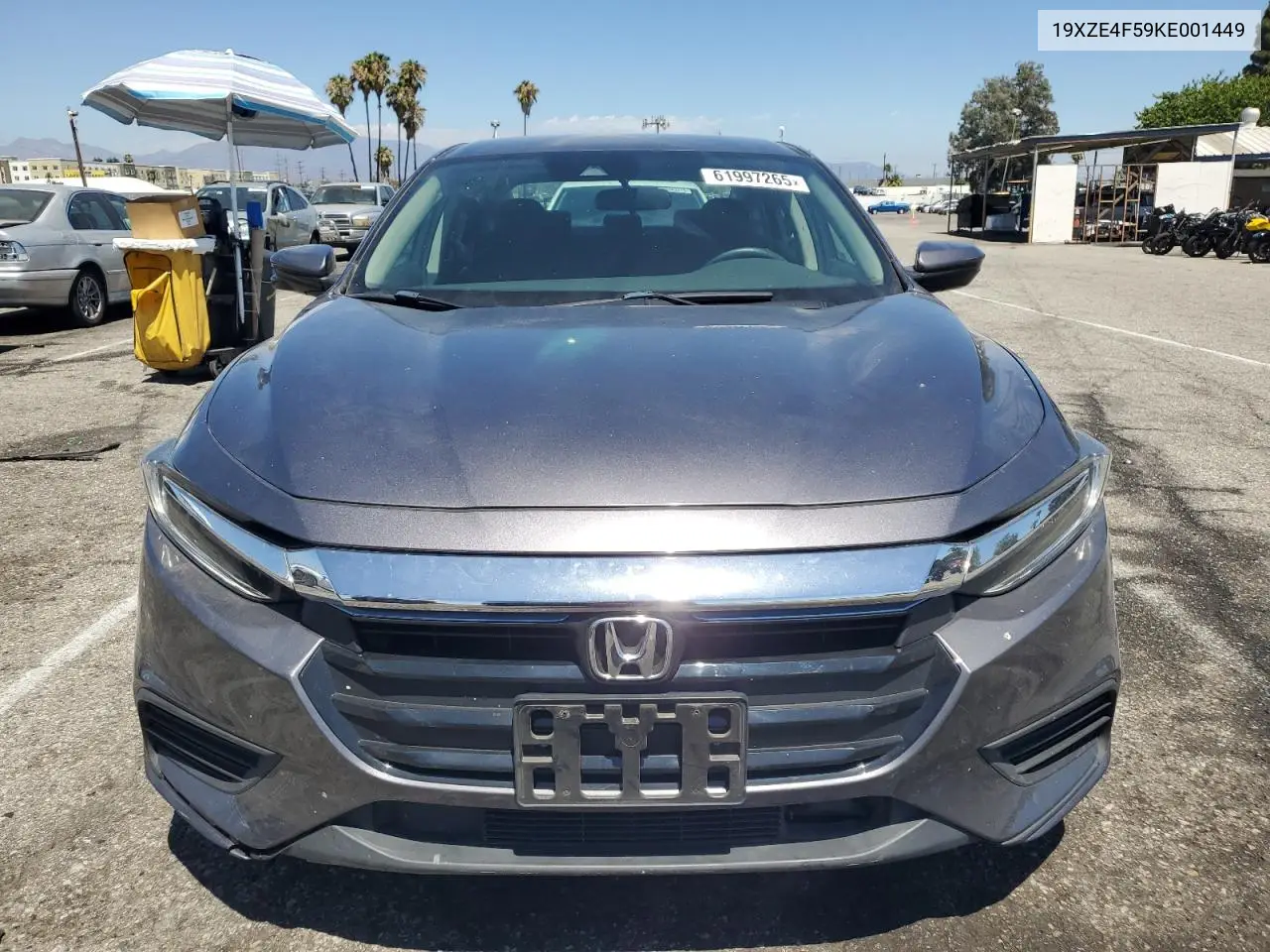 2019 Honda Insight Ex VIN: 19XZE4F59KE001449 Lot: 61997265