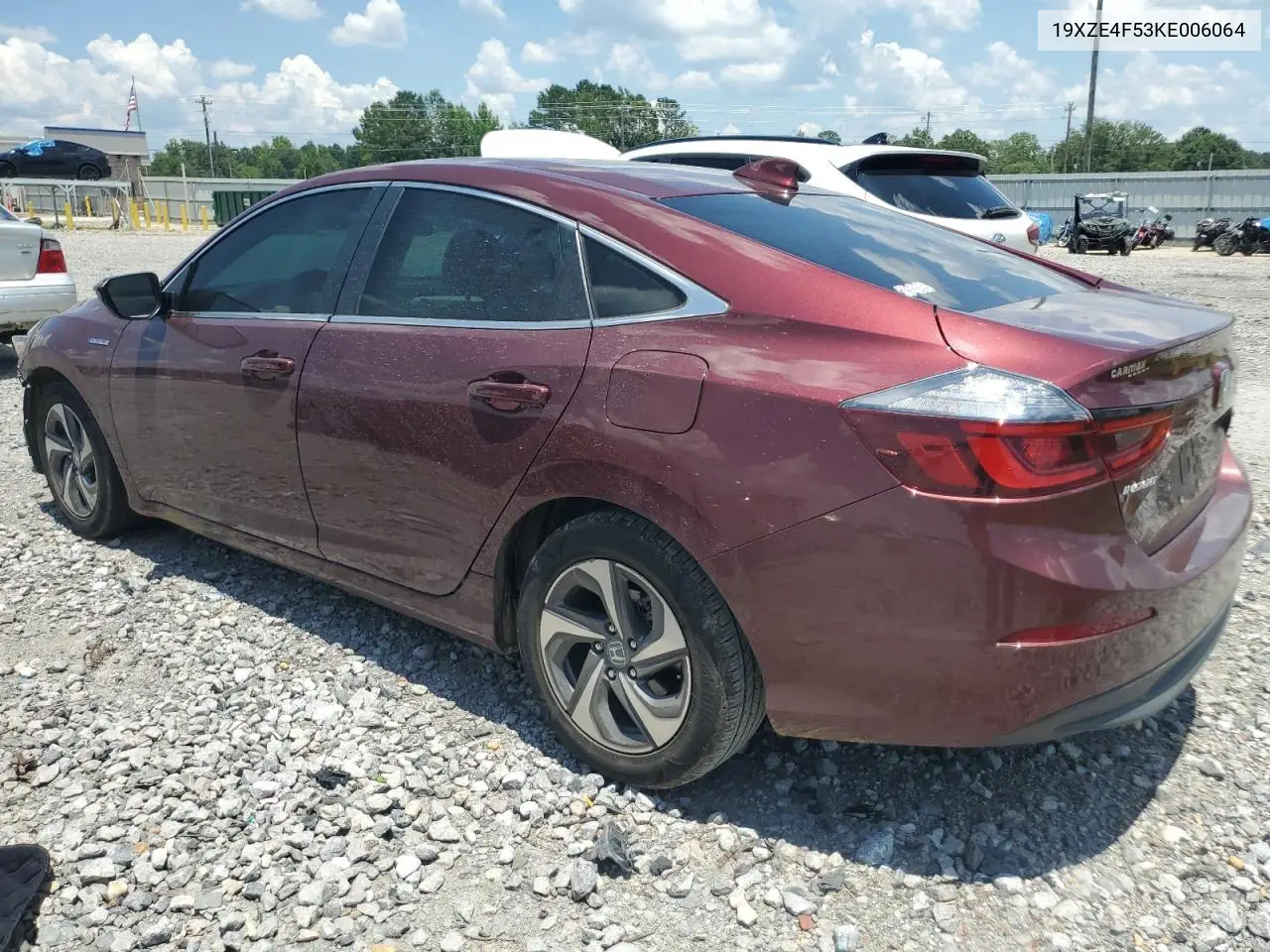 2019 Honda Insight Ex VIN: 19XZE4F53KE006064 Lot: 62375525