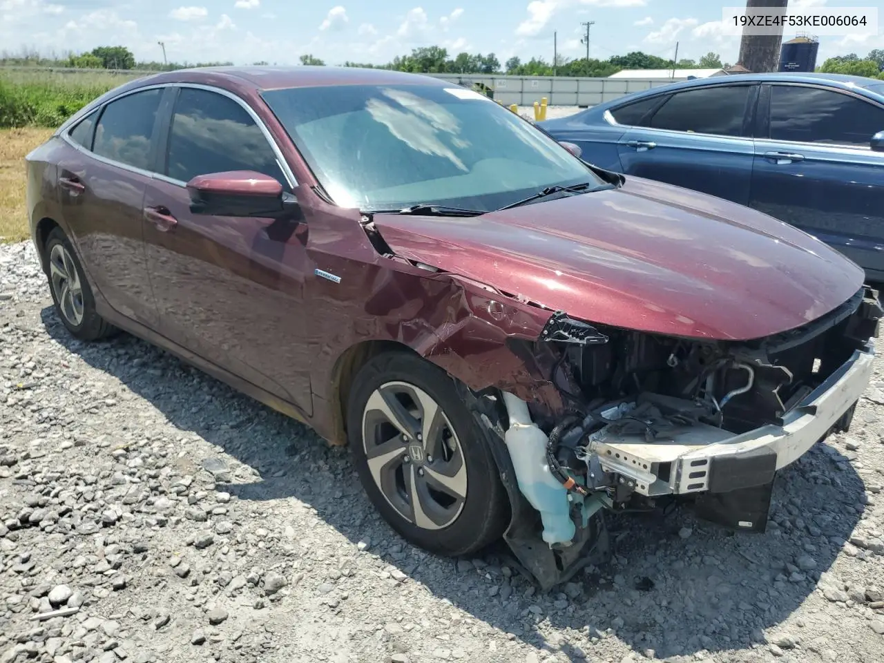 2019 Honda Insight Ex VIN: 19XZE4F53KE006064 Lot: 62375525