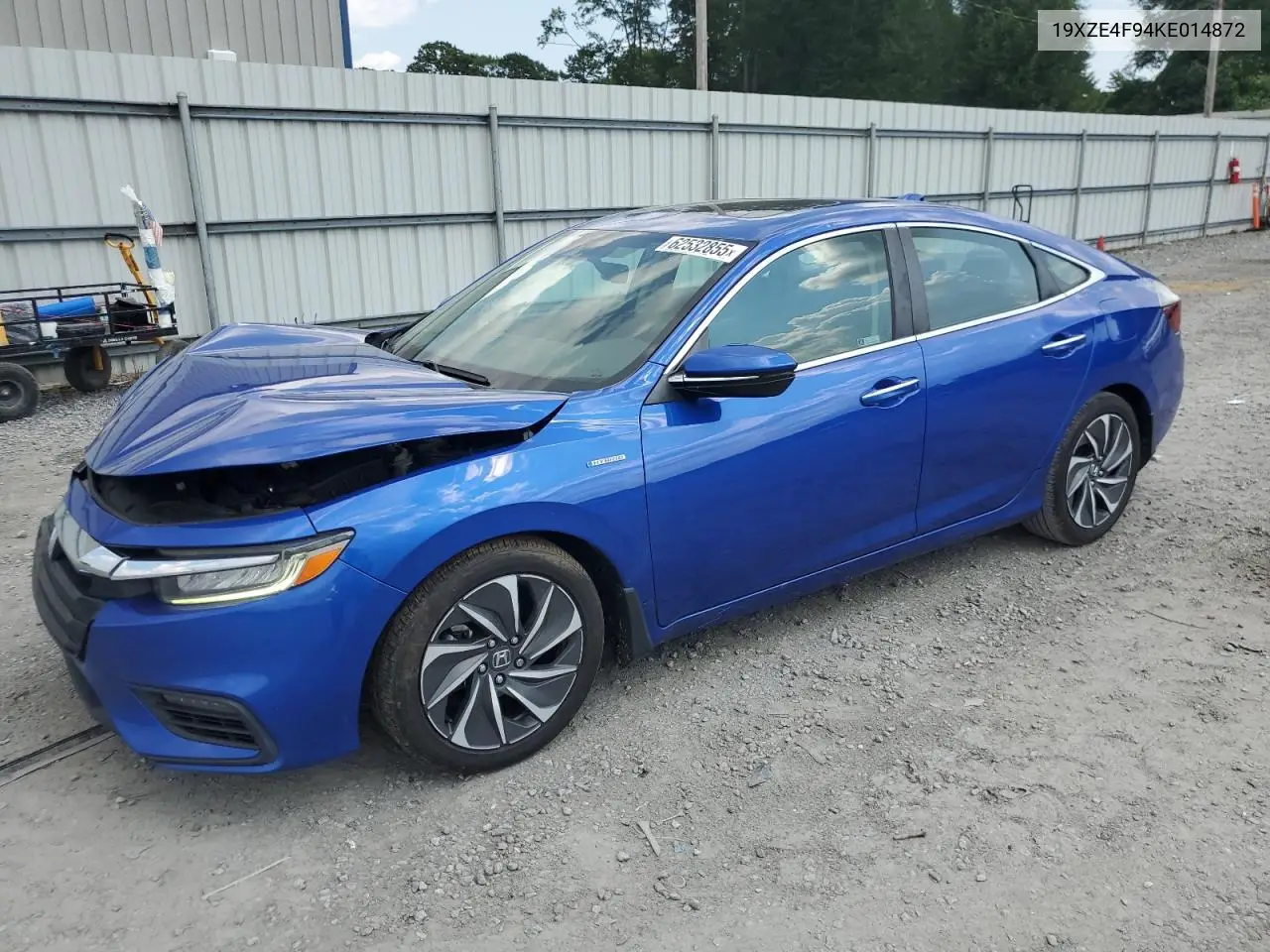 2019 Honda Insight Touring VIN: 19XZE4F94KE014872 Lot: 62532855