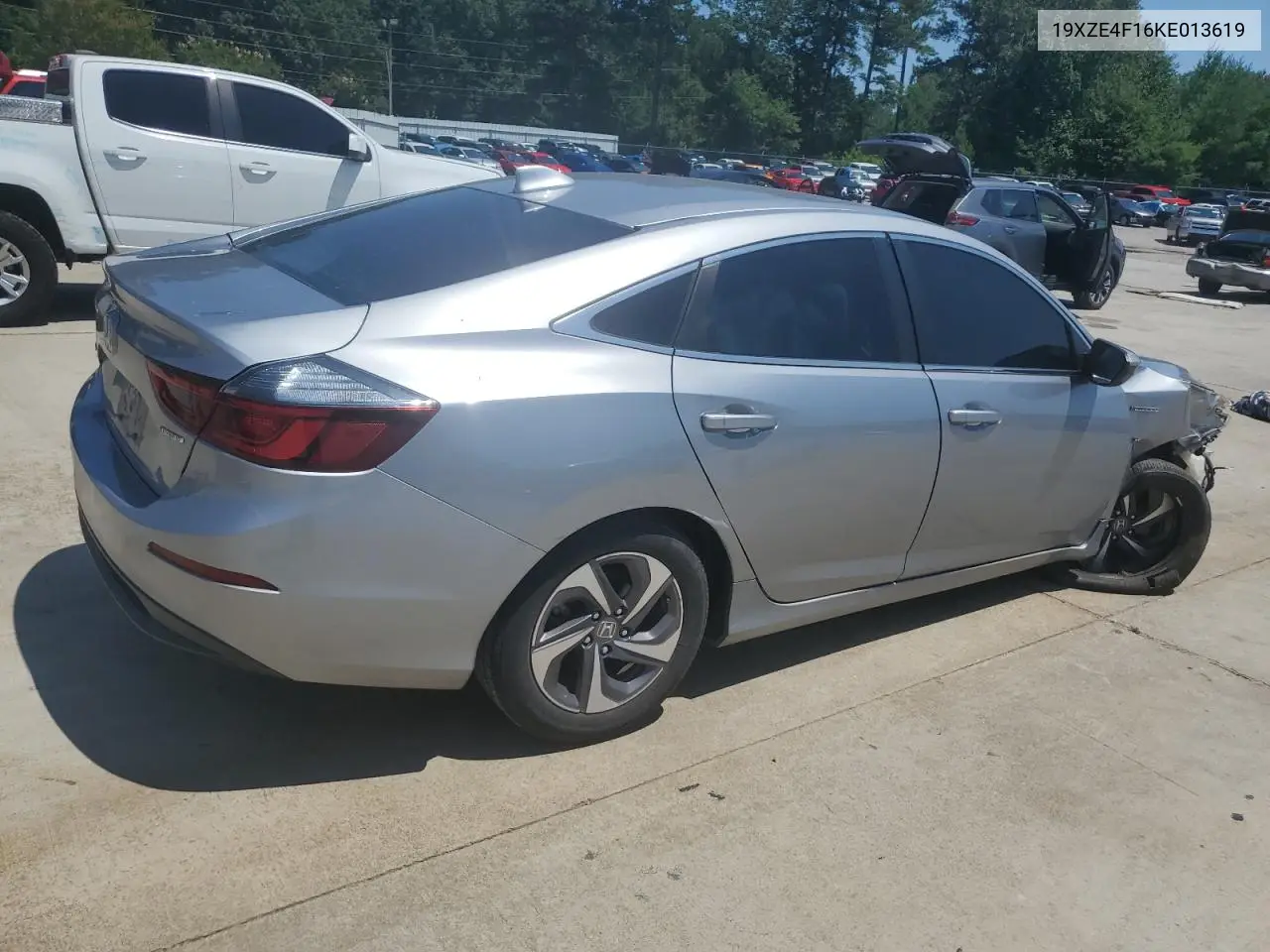 2019 Honda Insight Lx VIN: 19XZE4F16KE013619 Lot: 62589015