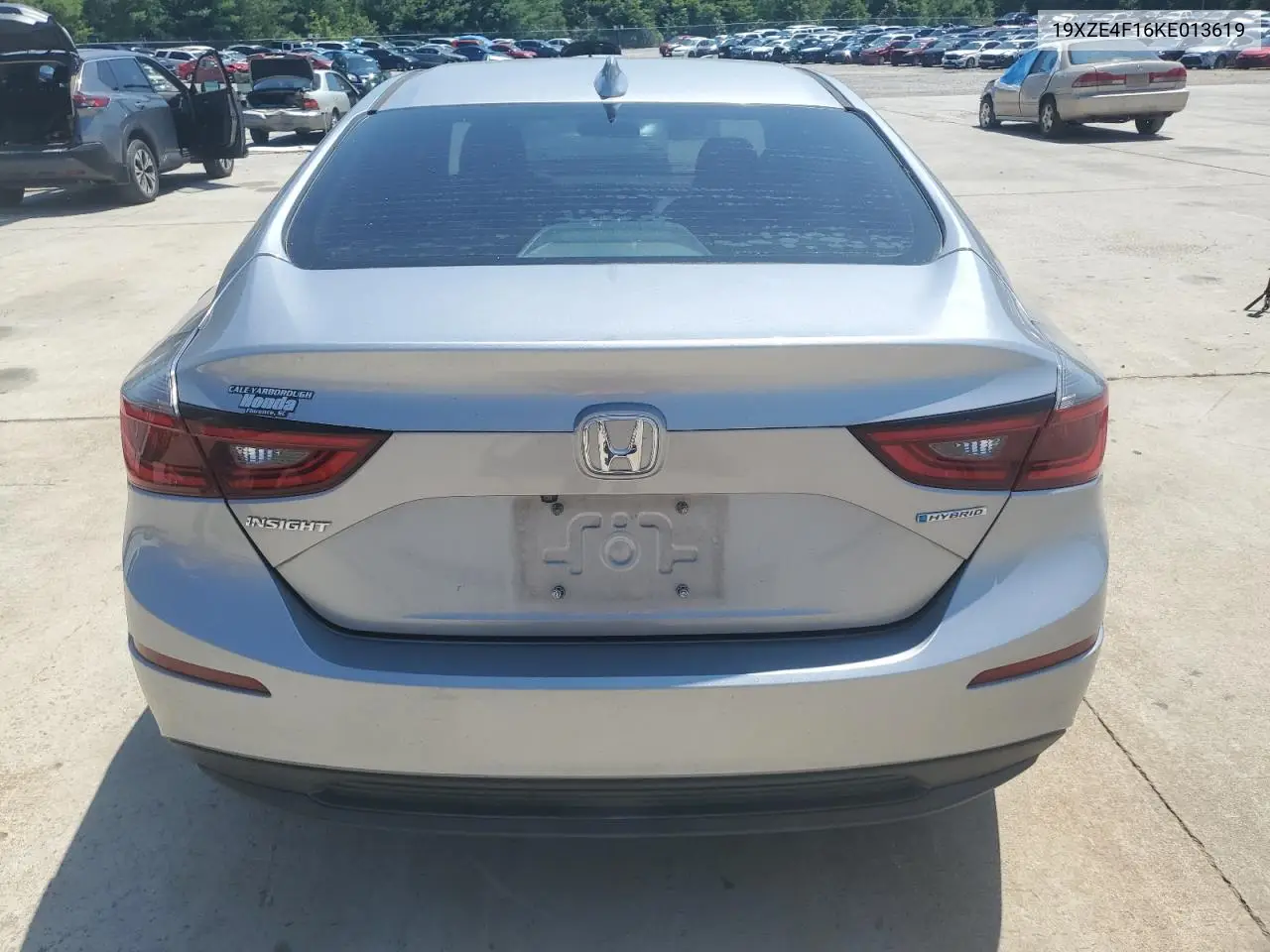 2019 Honda Insight Lx VIN: 19XZE4F16KE013619 Lot: 62589015