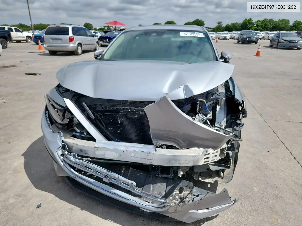 2019 Honda Insight Touring VIN: 19XZE4F97KE031262 Lot: 62709505