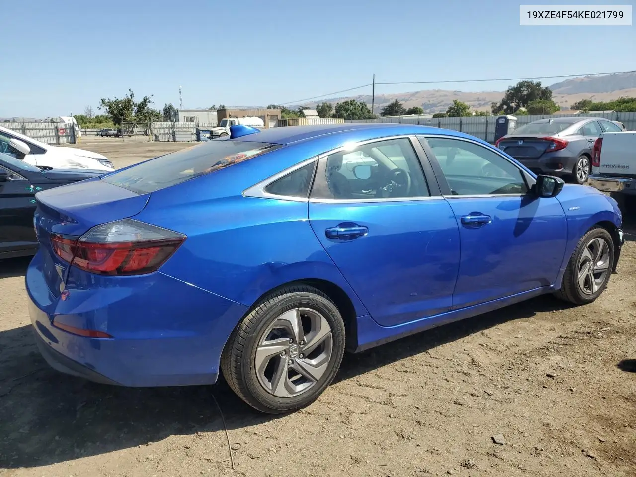 2019 Honda Insight Ex VIN: 19XZE4F54KE021799 Lot: 62747265
