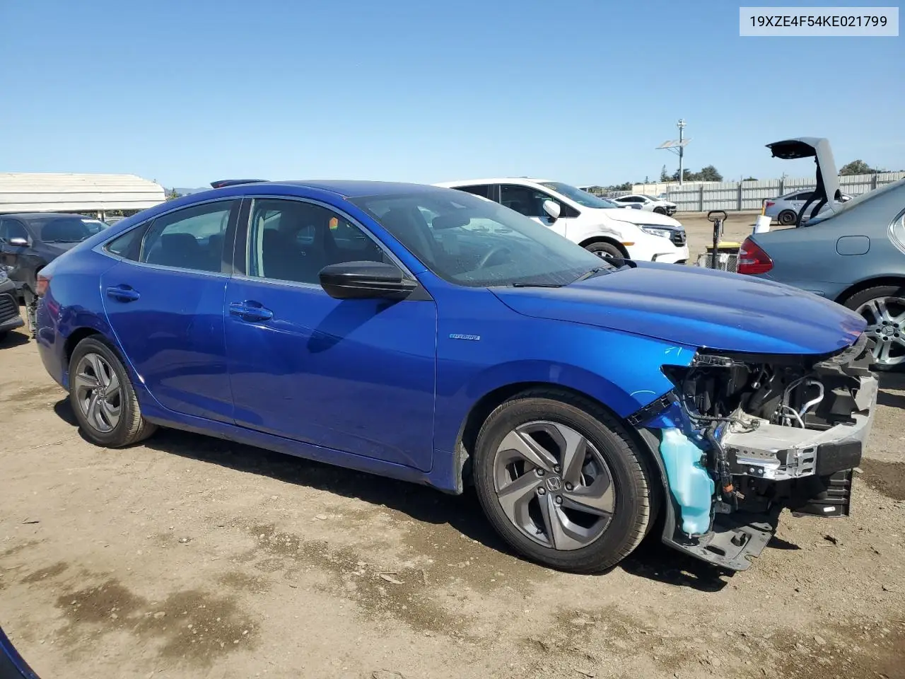 2019 Honda Insight Ex VIN: 19XZE4F54KE021799 Lot: 62747265