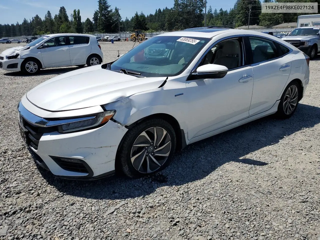 2019 Honda Insight Touring VIN: 19XZE4F98KE027124 Lot: 63069255