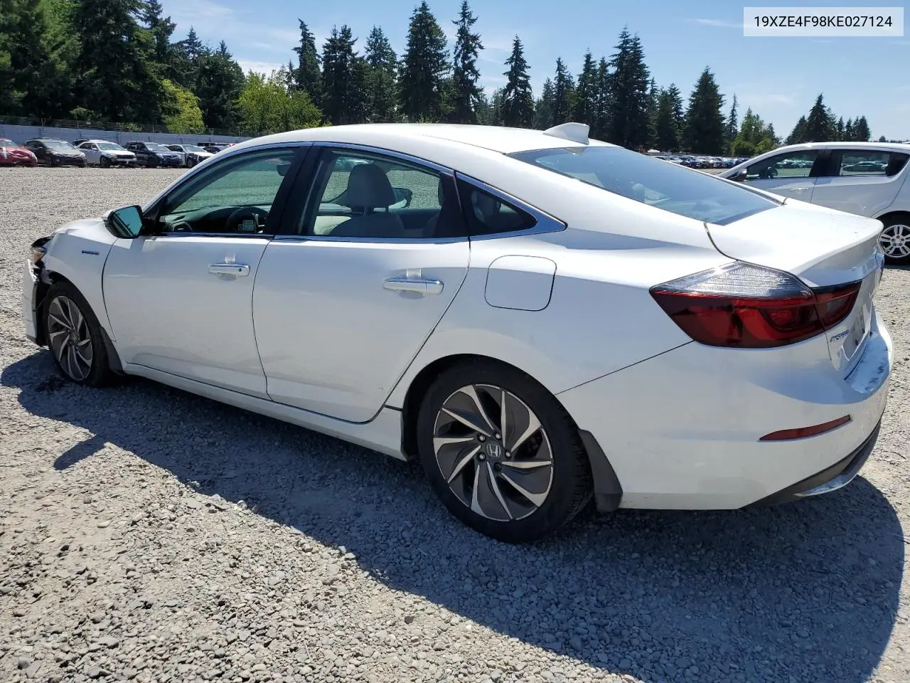 2019 Honda Insight Touring VIN: 19XZE4F98KE027124 Lot: 63069255