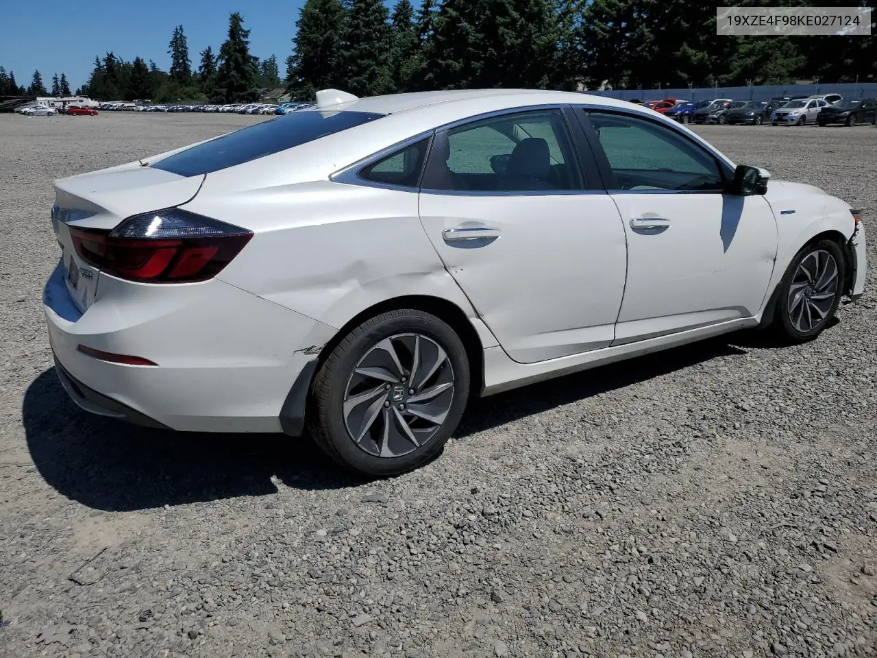 2019 Honda Insight Touring VIN: 19XZE4F98KE027124 Lot: 63069255