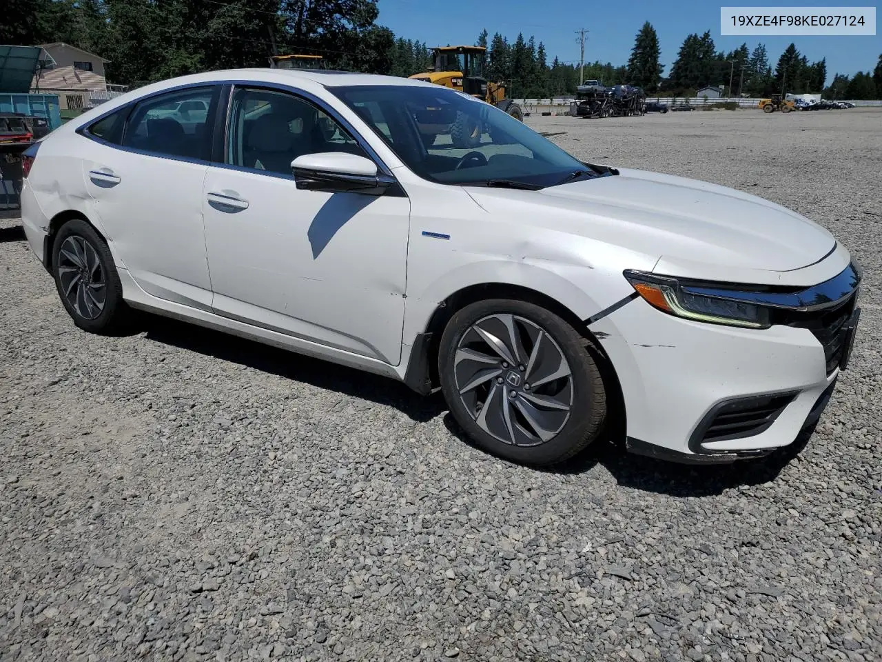 2019 Honda Insight Touring VIN: 19XZE4F98KE027124 Lot: 63069255