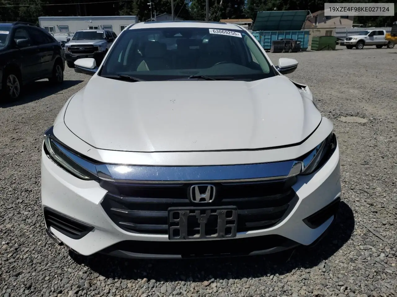 2019 Honda Insight Touring VIN: 19XZE4F98KE027124 Lot: 63069255