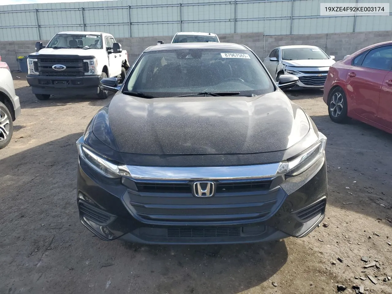 2019 Honda Insight Touring VIN: 19XZE4F92KE003174 Lot: 87967565