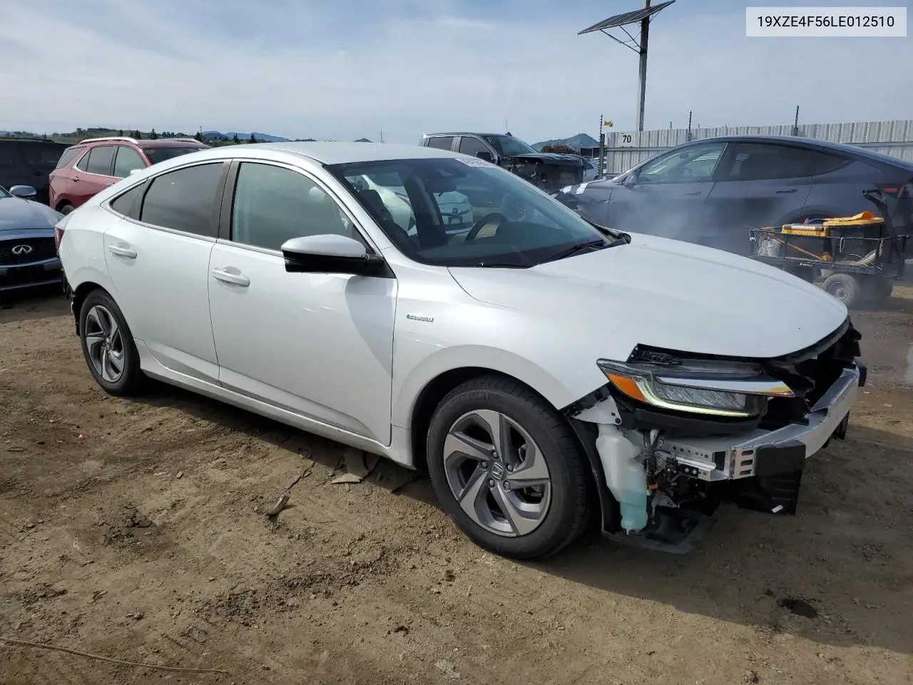 2020 Honda Insight Ex VIN: 19XZE4F56LE012510 Lot: 52034875