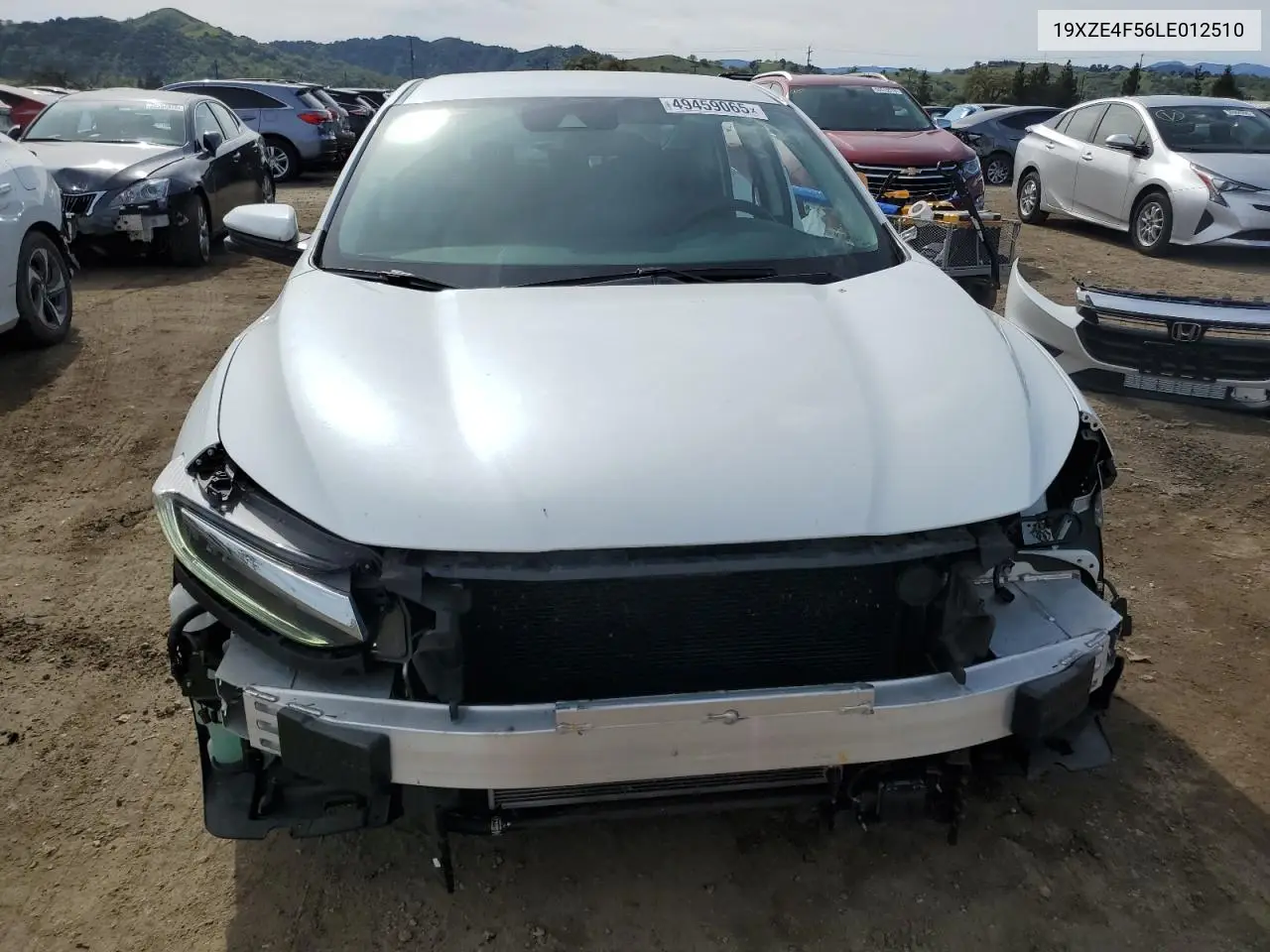 2020 Honda Insight Ex VIN: 19XZE4F56LE012510 Lot: 52034875