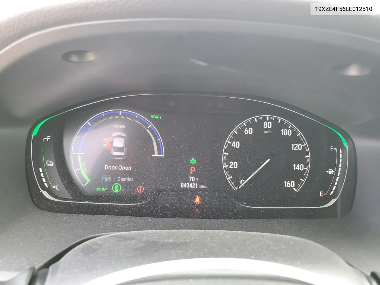 2020 Honda Insight Ex VIN: 19XZE4F56LE012510 Lot: 52034875