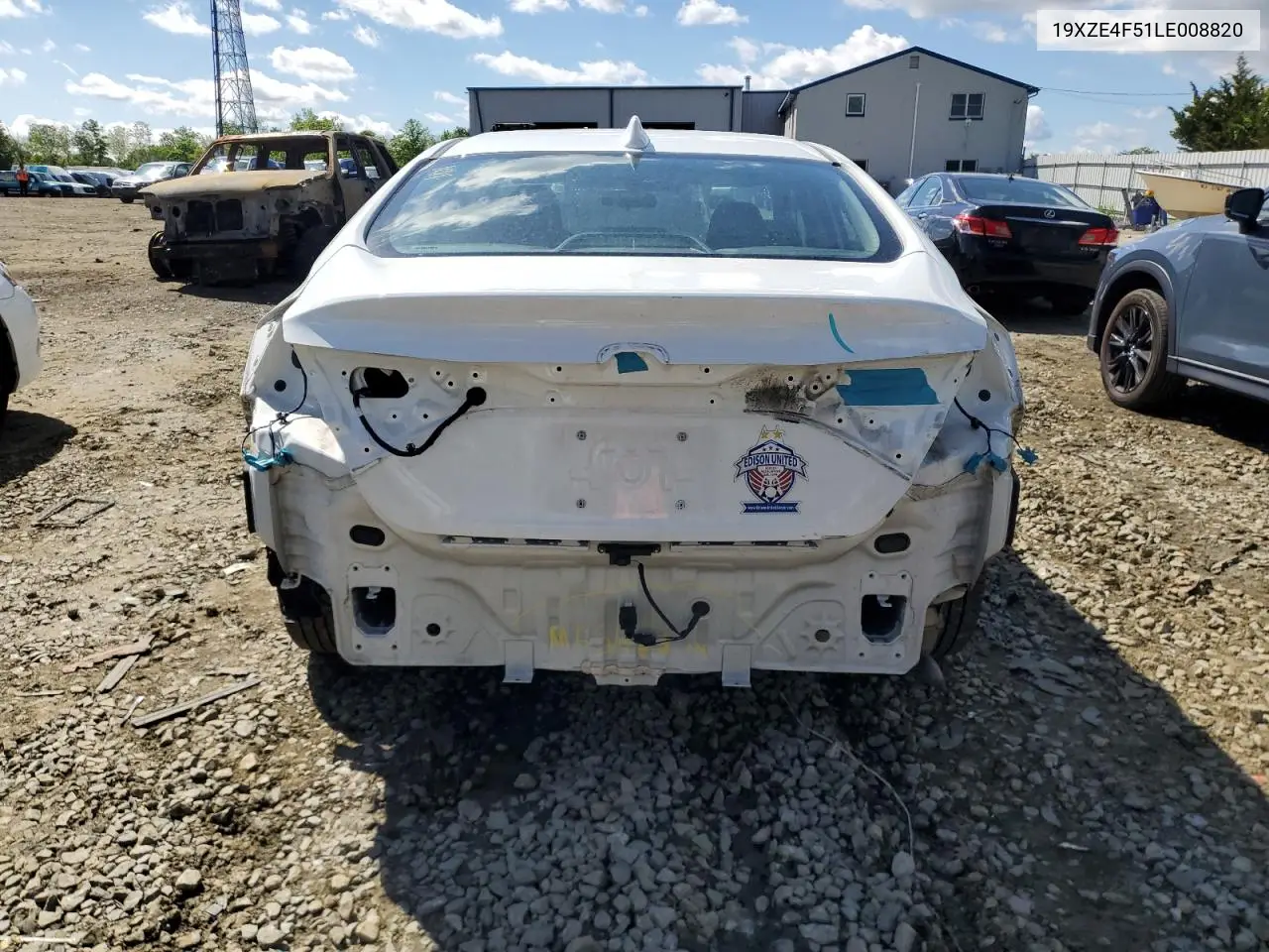 2020 Honda Insight Ex VIN: 19XZE4F51LE008820 Lot: 55983345