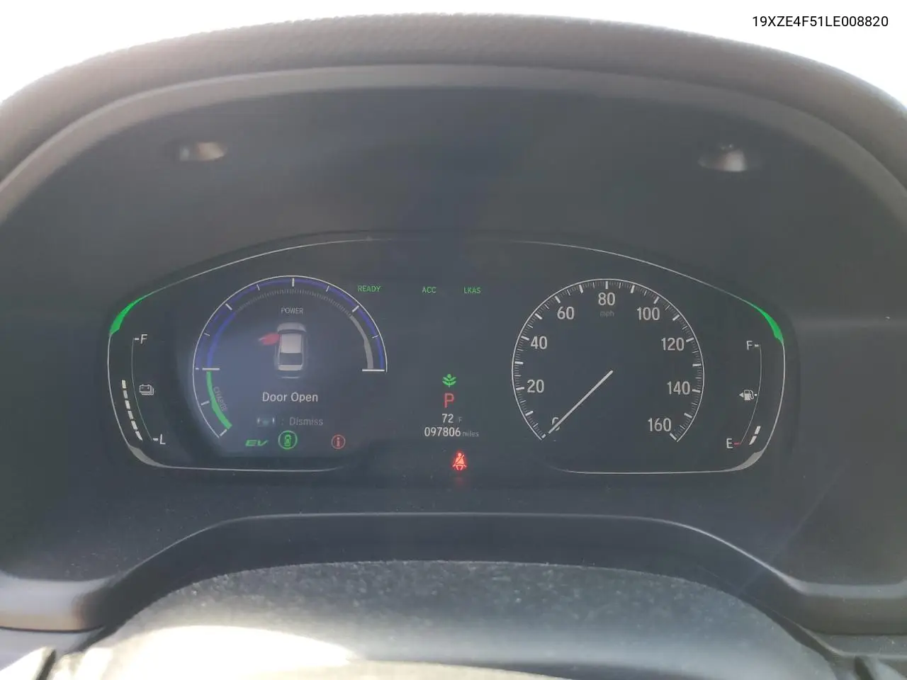 2020 Honda Insight Ex VIN: 19XZE4F51LE008820 Lot: 55983345