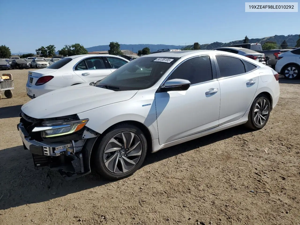 2020 Honda Insight Touring VIN: 19XZE4F98LE010292 Lot: 56136185