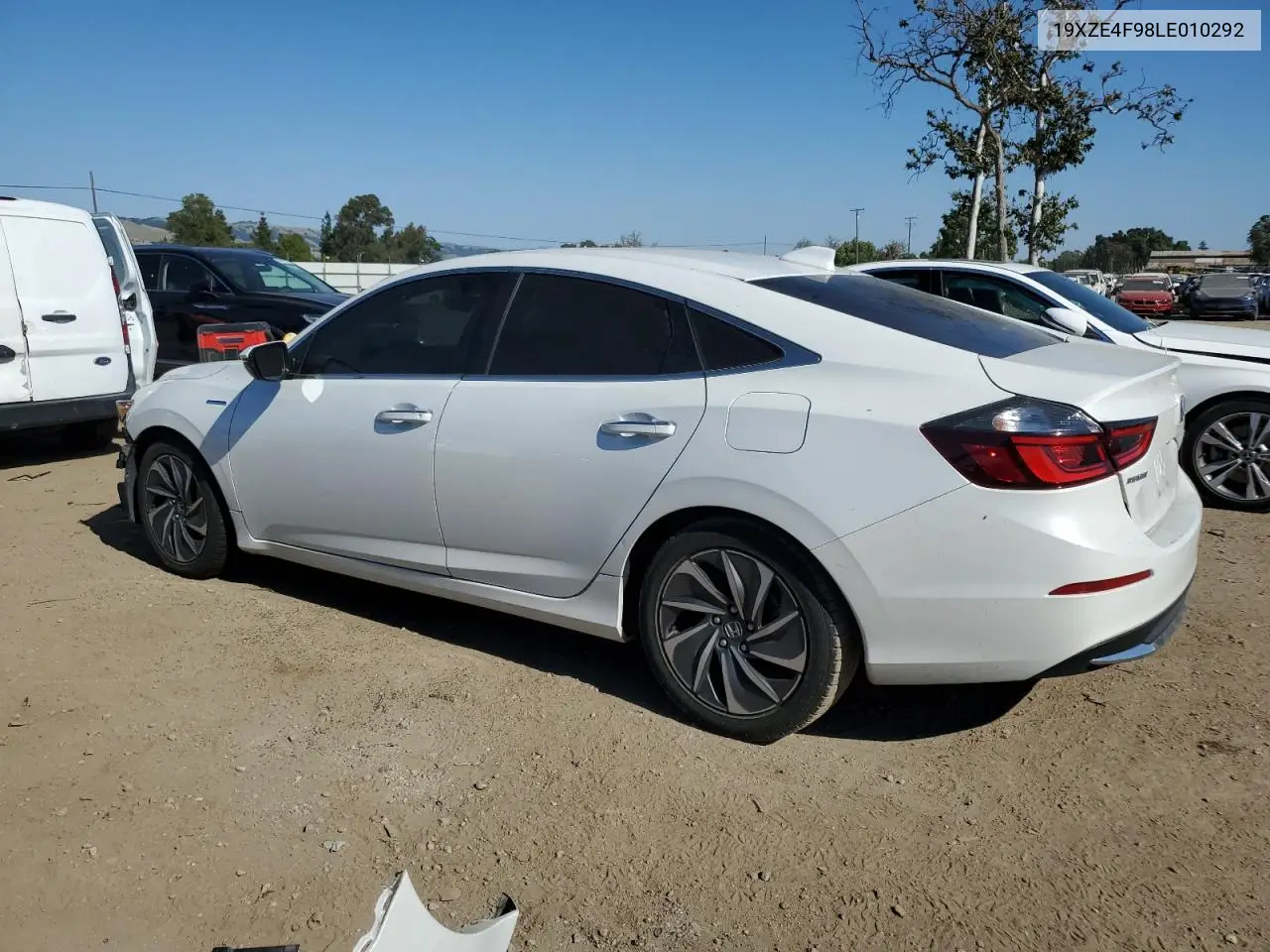 2020 Honda Insight Touring VIN: 19XZE4F98LE010292 Lot: 56136185