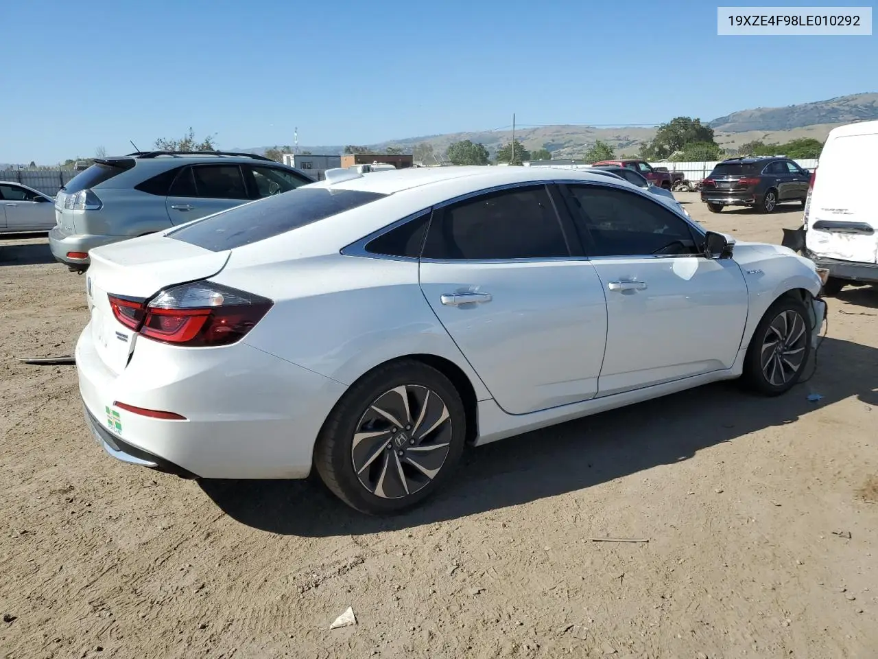 2020 Honda Insight Touring VIN: 19XZE4F98LE010292 Lot: 56136185