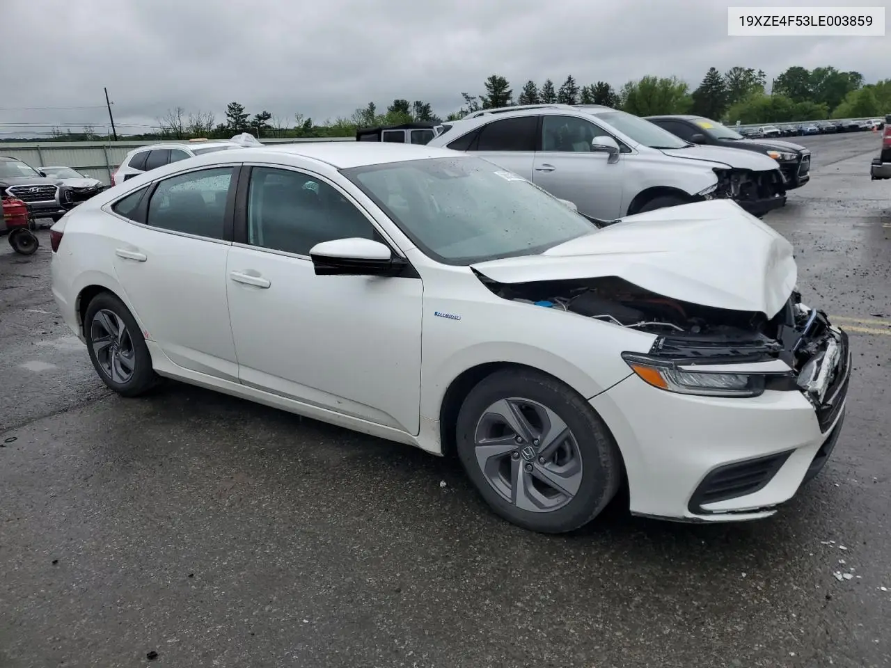 2020 Honda Insight Ex VIN: 19XZE4F53LE003859 Lot: 56552565