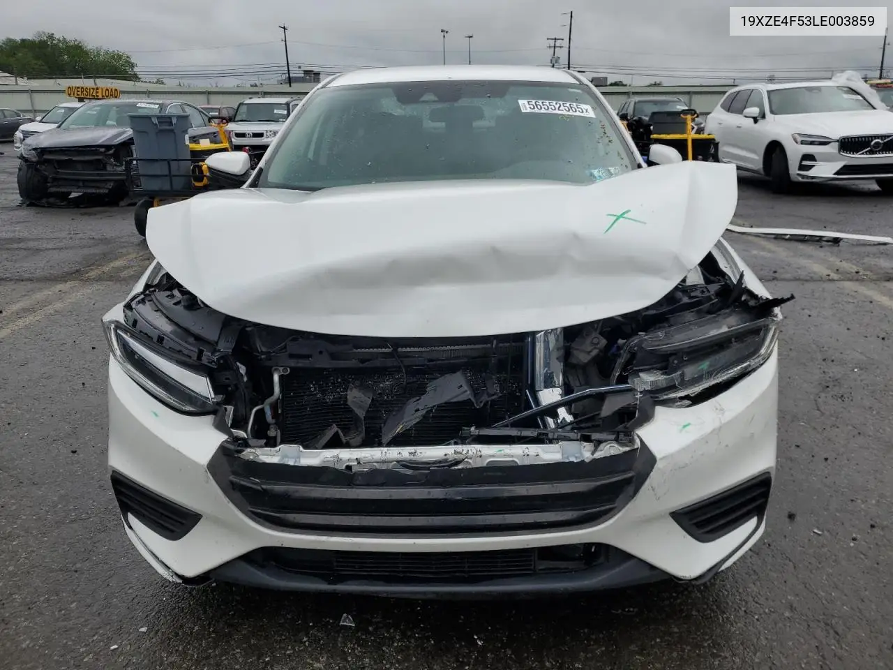 2020 Honda Insight Ex VIN: 19XZE4F53LE003859 Lot: 56552565