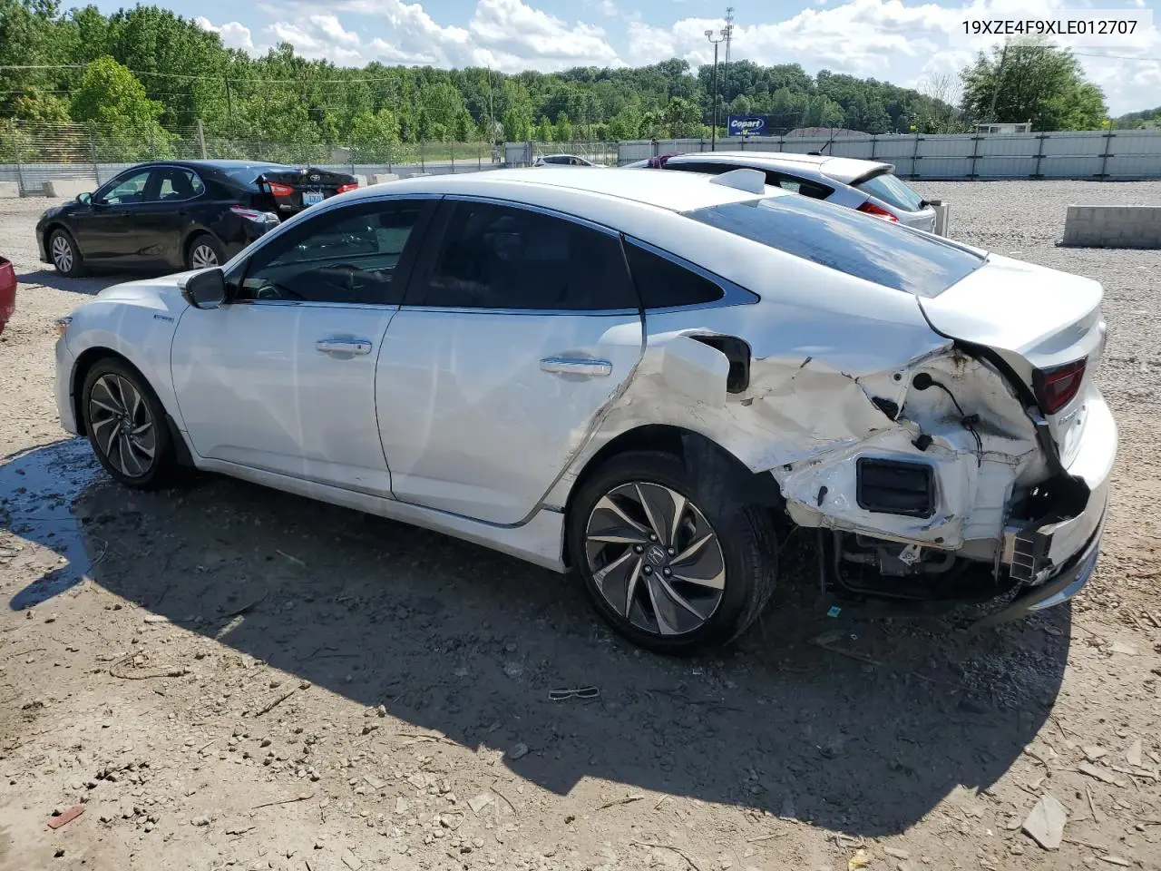 2020 Honda Insight Touring VIN: 19XZE4F9XLE012707 Lot: 56637245