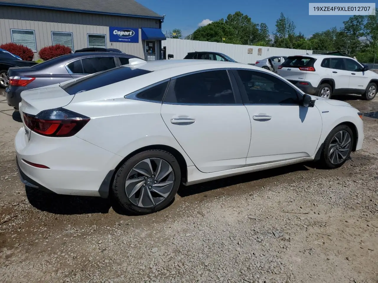 2020 Honda Insight Touring VIN: 19XZE4F9XLE012707 Lot: 56637245