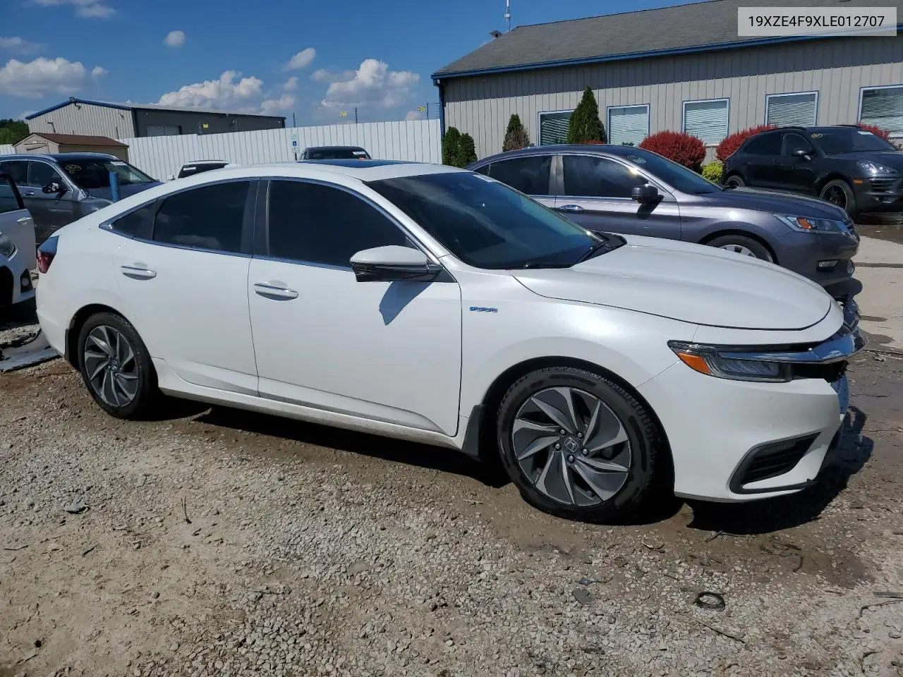 2020 Honda Insight Touring VIN: 19XZE4F9XLE012707 Lot: 56637245
