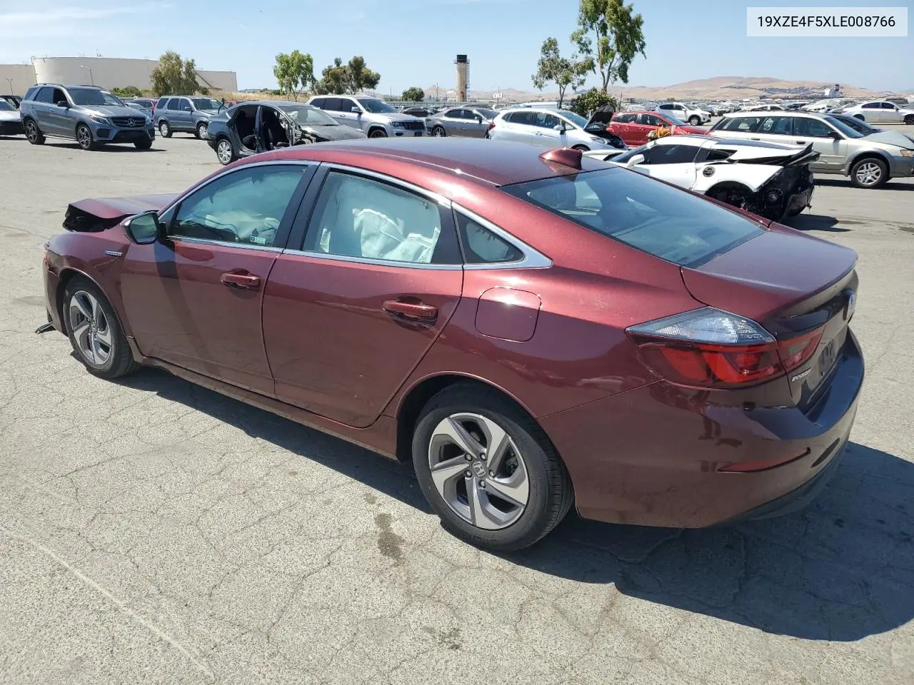 2020 Honda Insight Ex VIN: 19XZE4F5XLE008766 Lot: 60350745