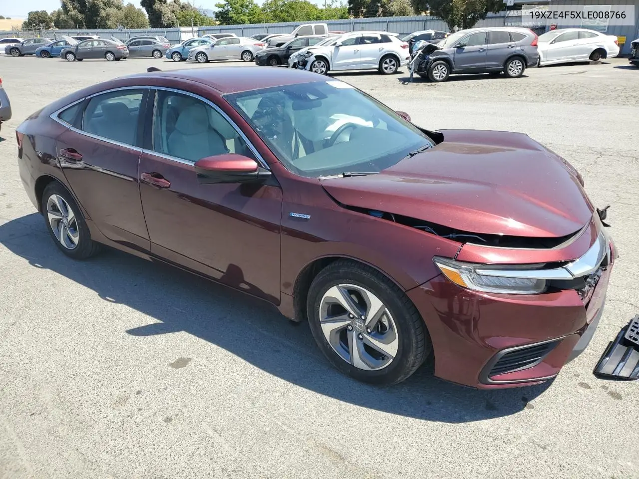 2020 Honda Insight Ex VIN: 19XZE4F5XLE008766 Lot: 60350745