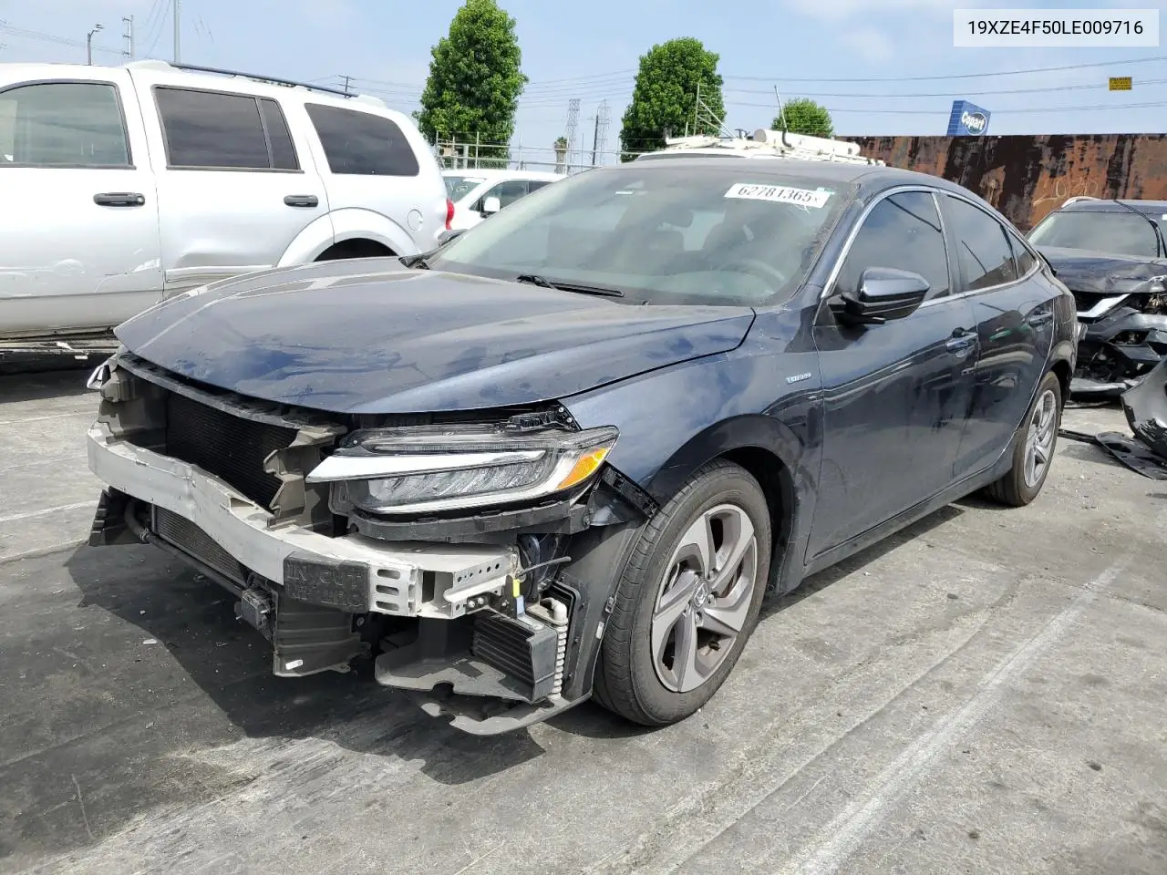 2020 Honda Insight Ex VIN: 19XZE4F50LE009716 Lot: 62781365