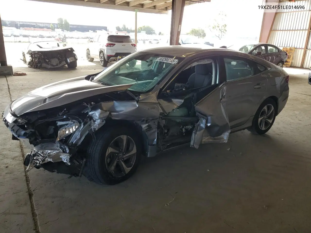 2020 Honda Insight Ex VIN: 19XZE4F51LE014696 Lot: 63295385