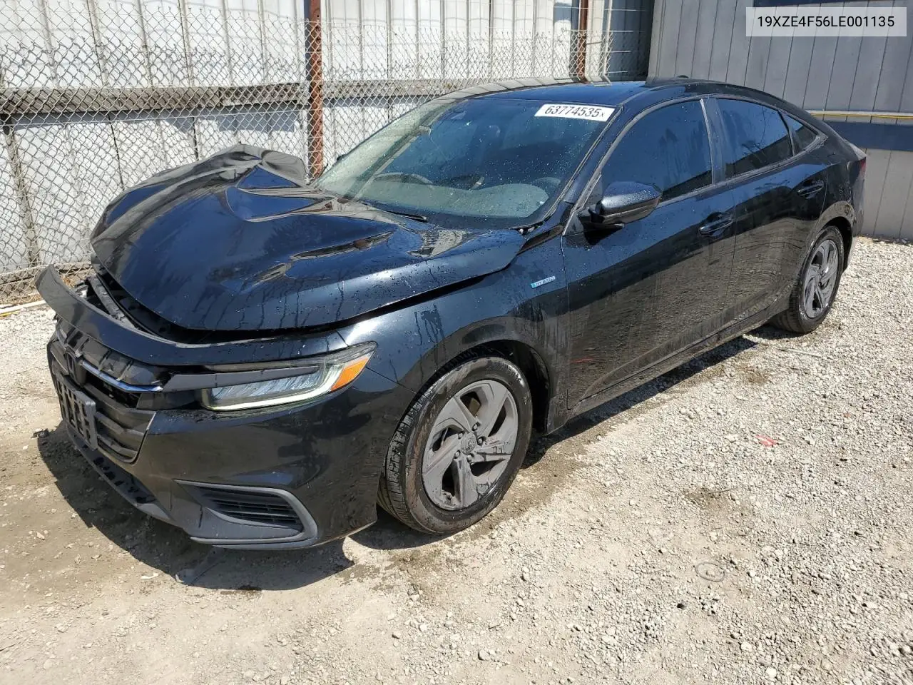 2020 Honda Insight Ex VIN: 19XZE4F56LE001135 Lot: 63774535